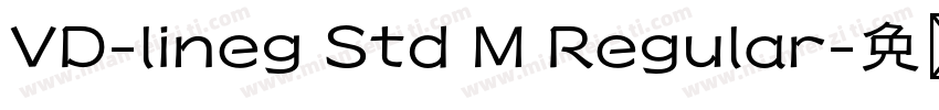 VD-lineg Std M Regular字体转换